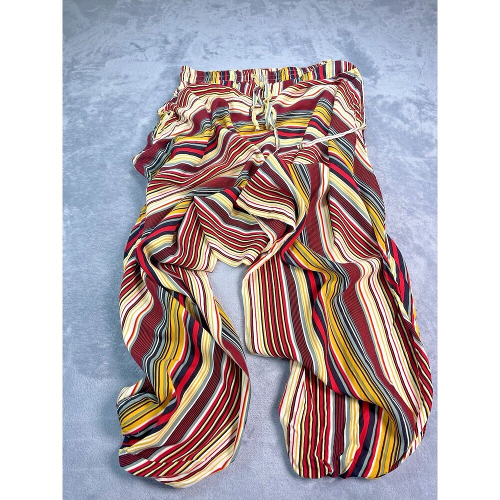 Buddha Pants NWOT The Savannah Pants drawstring striped XS boho 70s gypsy harem - Picture 6 of 7